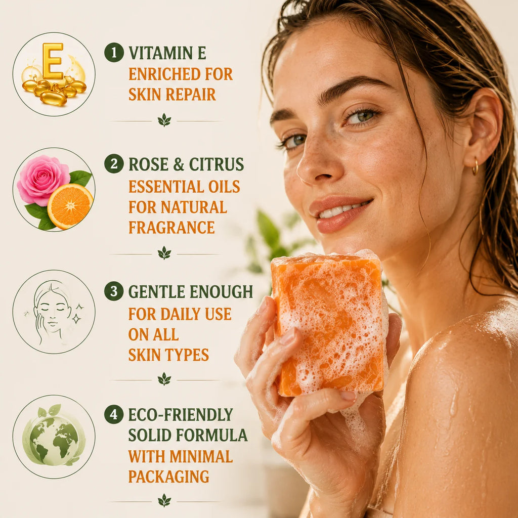 Saiju Bloom Japanese Persimmon Deodorizing Soap